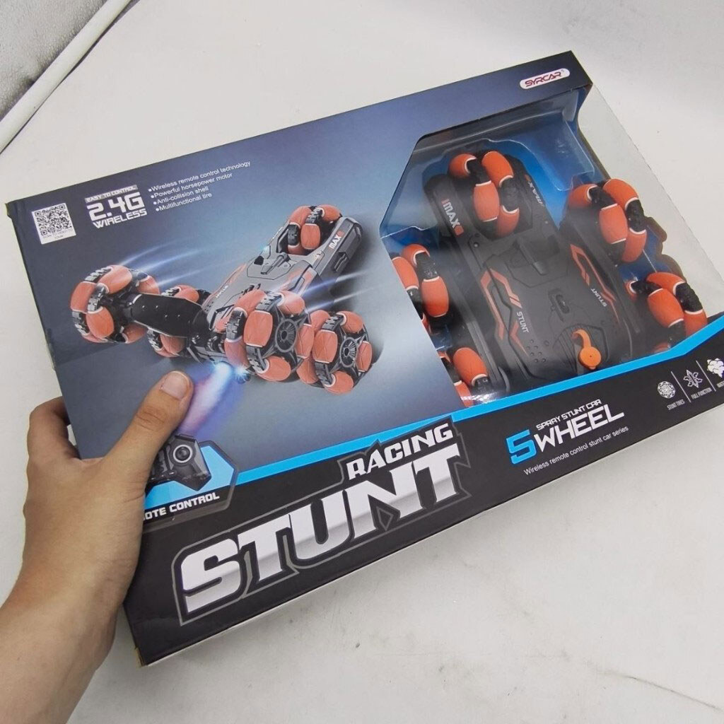 Трюкач "RACING STUNT", на радиоуправлении, 5 колес, акум., USB, свет, дым, дрифт, SYRCAR - № 3 Трюкач "RACING STUNT", на радиоуправлении, 5 колес, акум., USB, свет, дым, дрифт, SYRCAR - № 3