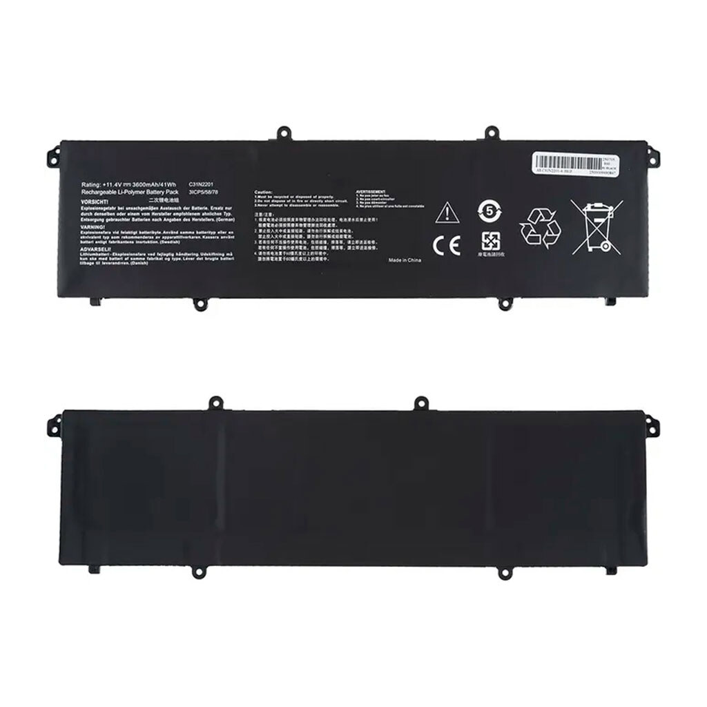 Акумулятор Asus C31N2201, High quality, Чорний - № 2 Акумулятор Asus C31N2201, High quality, Чорний - № 2