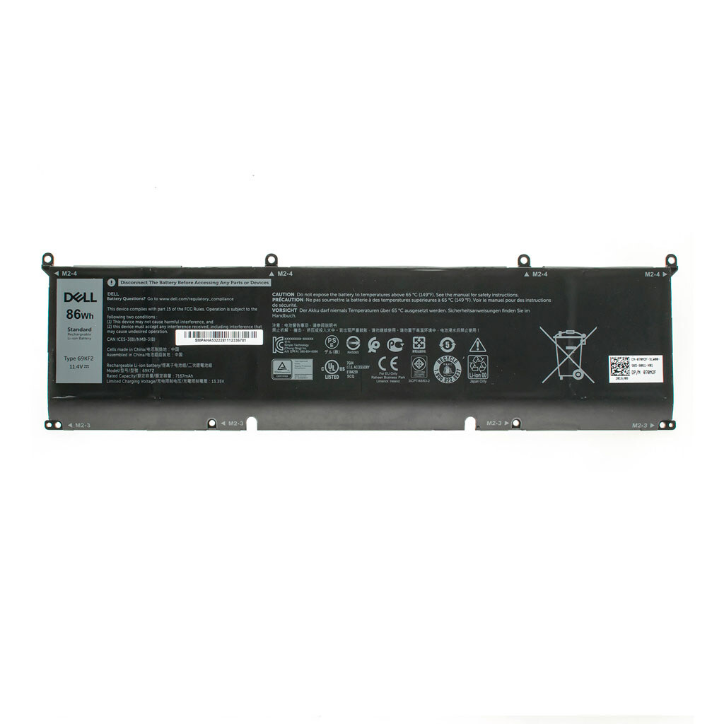 Аккумулятор Dell 69KF2, High quality, Черный - № 1 Аккумулятор Dell 69KF2, High quality, Черный - № 1