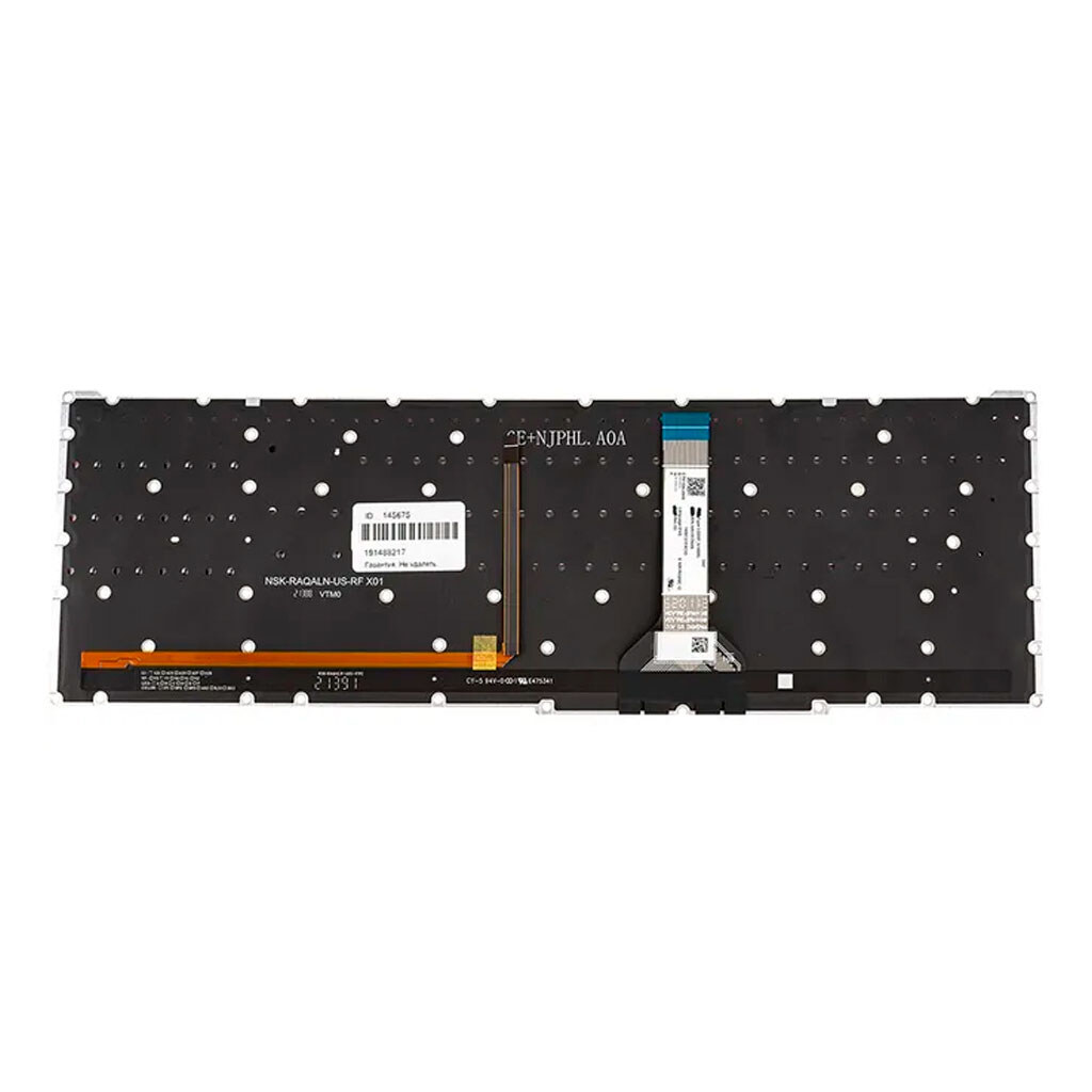 Клавиатура для ноутбука Acer Nitro 5 AN517-55, Черный - № 2 Клавиатура для ноутбука Acer Nitro 5 AN517-55, Черный - № 2