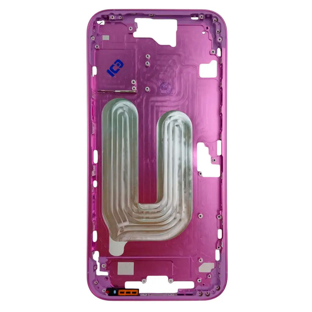 Середня частина Apple iPhone 16 Plus, Рожевий - № 1 Середня частина Apple iPhone 16 Plus, Рожевий - № 1