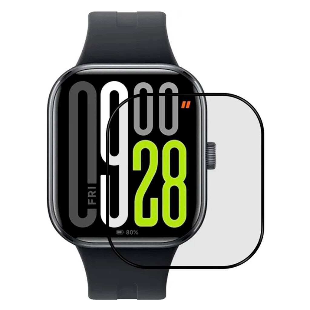 Защитная пленка Xiaomi Watch 5, Full Glue, Полимерная, Черный - № 1 Защитная пленка Xiaomi Watch 5, Full Glue, Полимерная, Черный - № 1