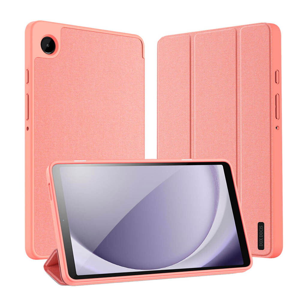 Чохол (книжка) Samsung Galaxy Tab A11 Plus, Dux Ducis Domo, Рожевий - № 2 Чохол (книжка) Samsung Galaxy Tab A11 Plus, Dux Ducis Domo, Рожевий - № 2