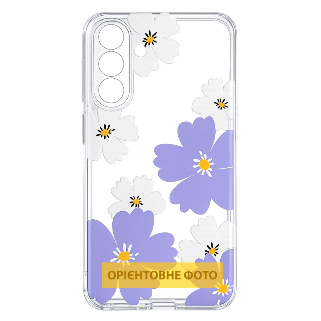 Чохол (накладка) Motorola Moto G17 Power, Epik Clear Joy, Pastel Daisies, Малюнок - № 1 Чохол (накладка) Motorola Moto G17 Power, Epik Clear Joy, Pastel Daisies, Малюнок - № 1