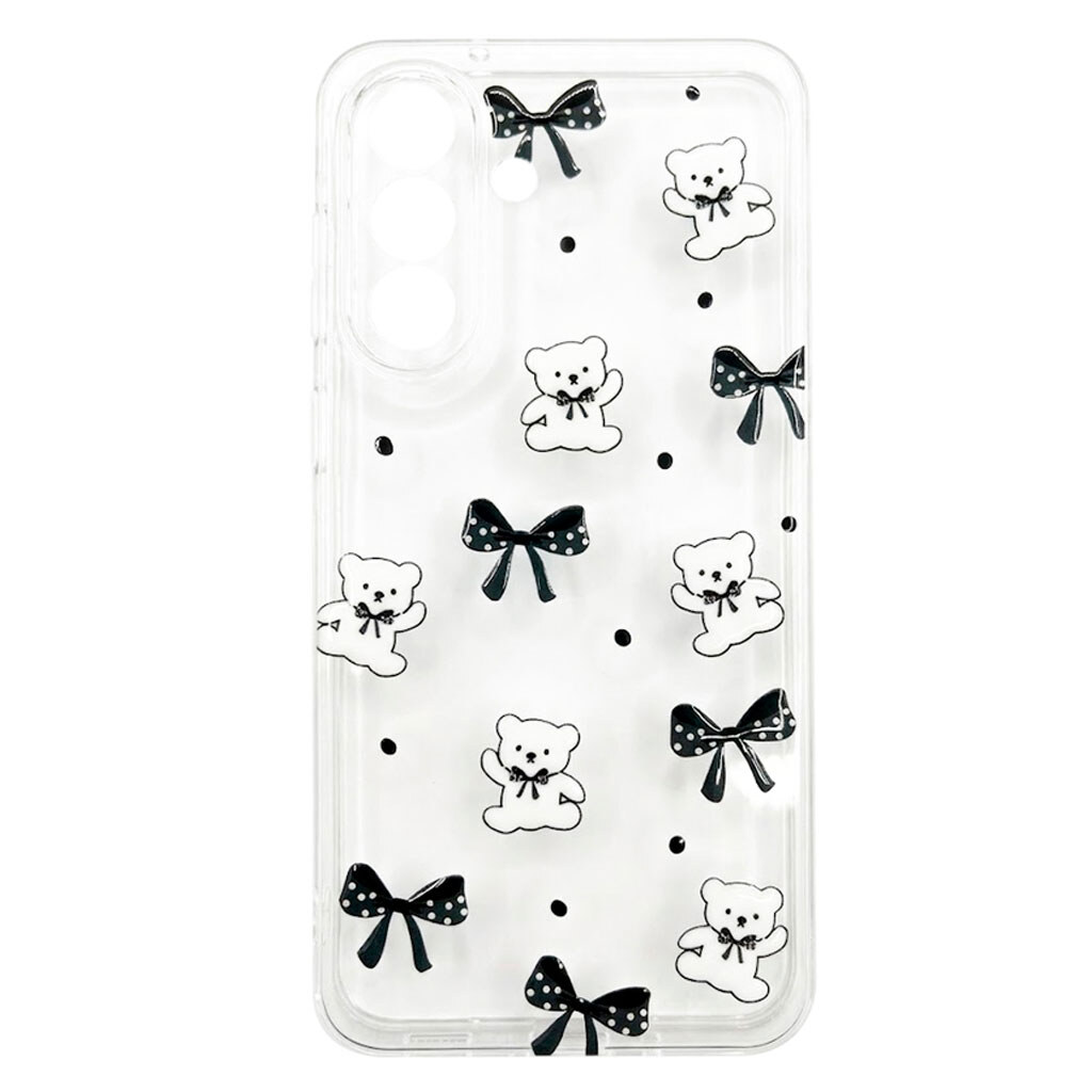 Чехол (накладка) Samsung A075 Galaxy A07, Epik Clear Joy, Teddy Bows, Рисунок - № 1 Чехол (накладка) Samsung A075 Galaxy A07, Epik Clear Joy, Teddy Bows, Рисунок - № 1