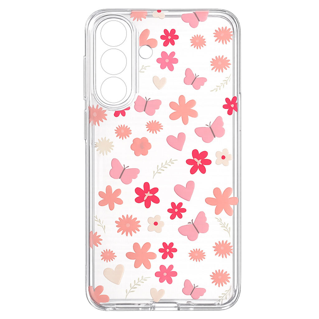 Чохол (накладка) Xiaomi Redmi 15 / Redmi 15 5G, Epik Clear Joy, Butterfly Garden, Малюнок - № 1 Чохол (накладка) Xiaomi Redmi 15 / Redmi 15 5G, Epik Clear Joy, Butterfly Garden, Малюнок - № 1