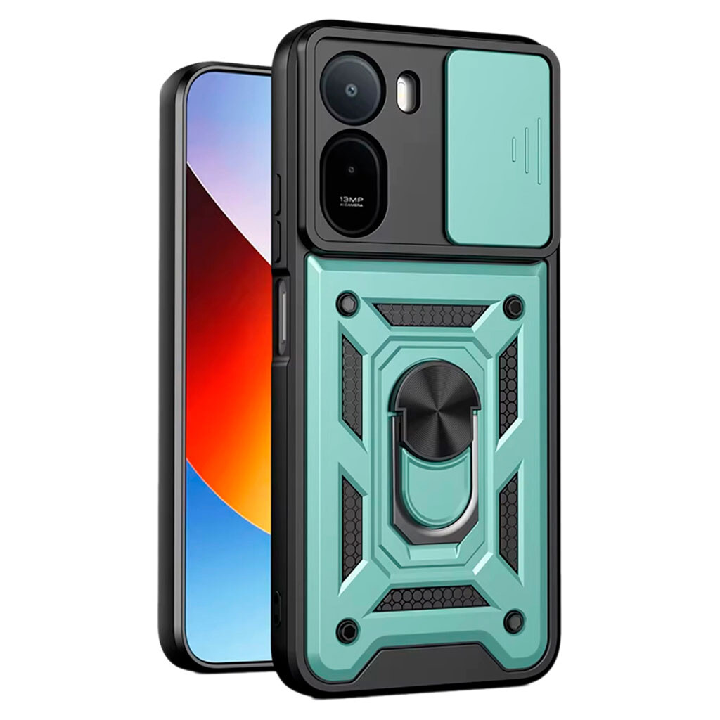 Чохол (накладка) Xiaomi Poco C81 / Redmi A7 Pro, Armor Guard Shield, Зелений - № 1 Чохол (накладка) Xiaomi Poco C81 / Redmi A7 Pro, Armor Guard Shield, Зелений - № 1