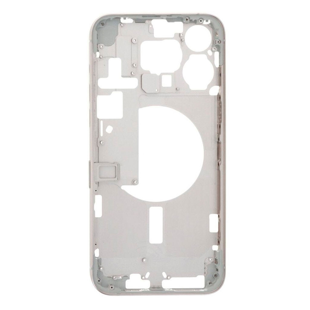 Середня частина Apple iPhone 15 Pro Max, Білий - № 1 Середня частина Apple iPhone 15 Pro Max, Білий - № 1