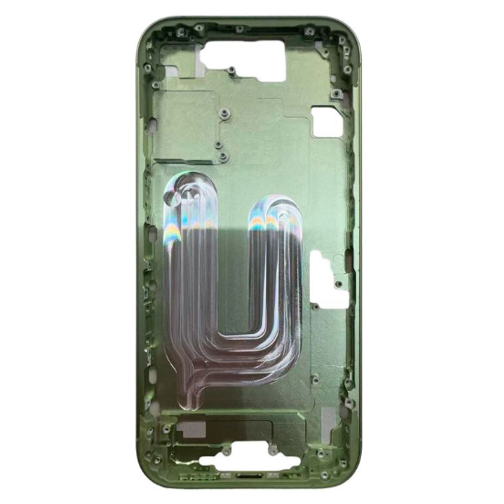 Середня частина Apple iPhone 17, Зелений - № 2 Середня частина Apple iPhone 17, Зелений - № 2