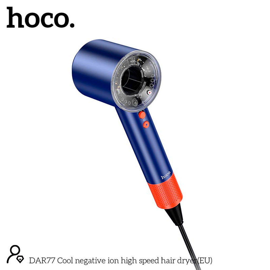 Фен для волос Hoco DAR77, Фиолетовый - № 2 Фен для волос Hoco DAR77, Фиолетовый - № 2