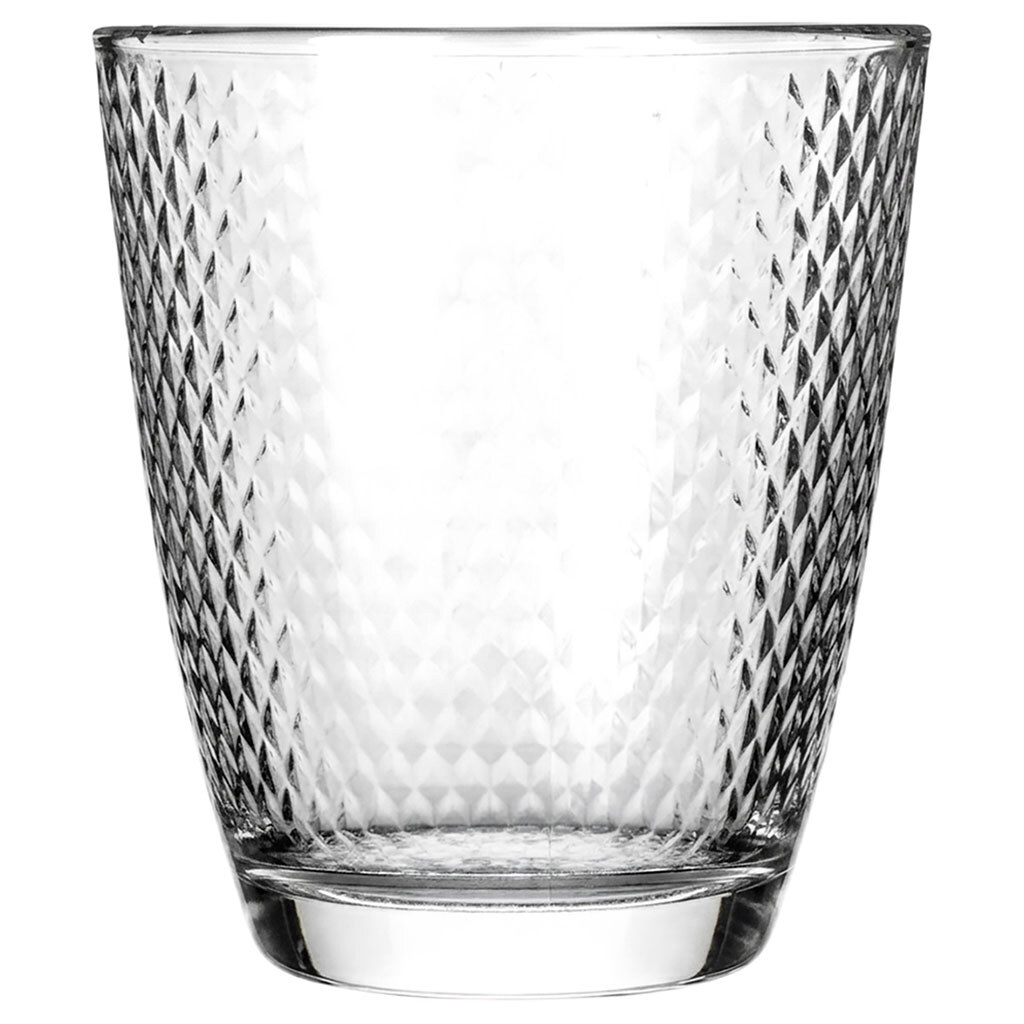 Склянка висока UNIGLASS MOTIF COMB, 300 мл, Прозорий - № 1 Склянка висока UNIGLASS MOTIF COMB, 300 мл, Прозорий - № 1