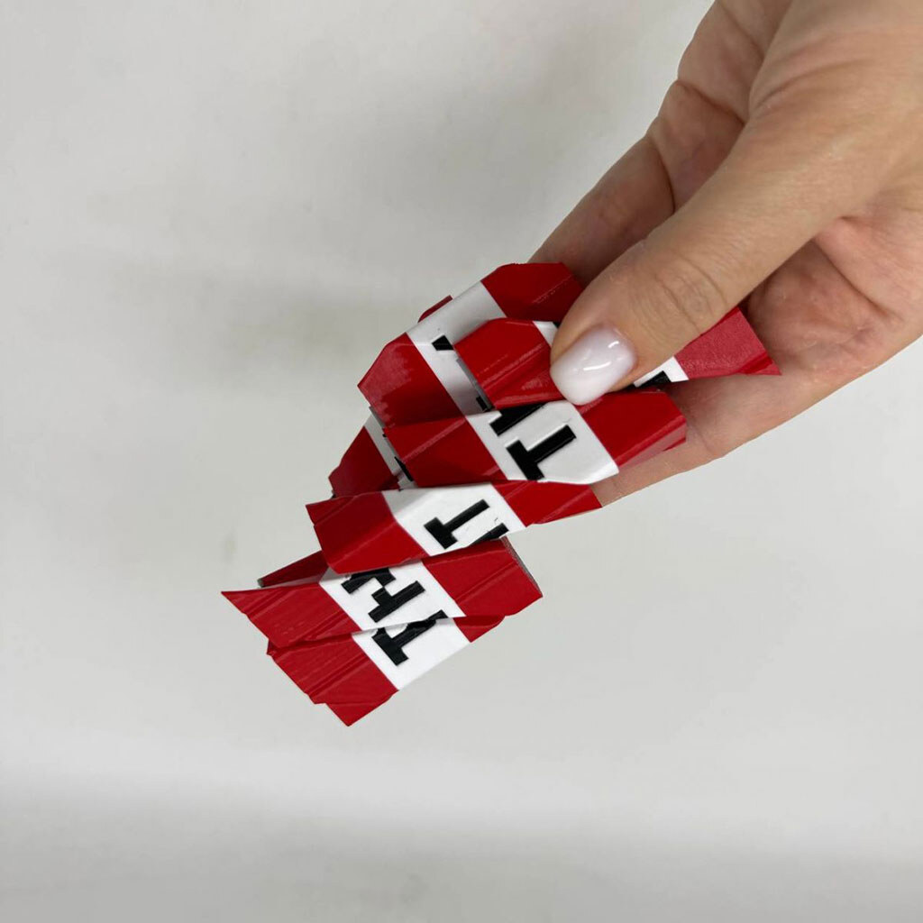 Игрушка "Куб TNT Twist Fidget", 3D печать, Mic - № 2 Игрушка "Куб TNT Twist Fidget", 3D печать, Mic - № 2