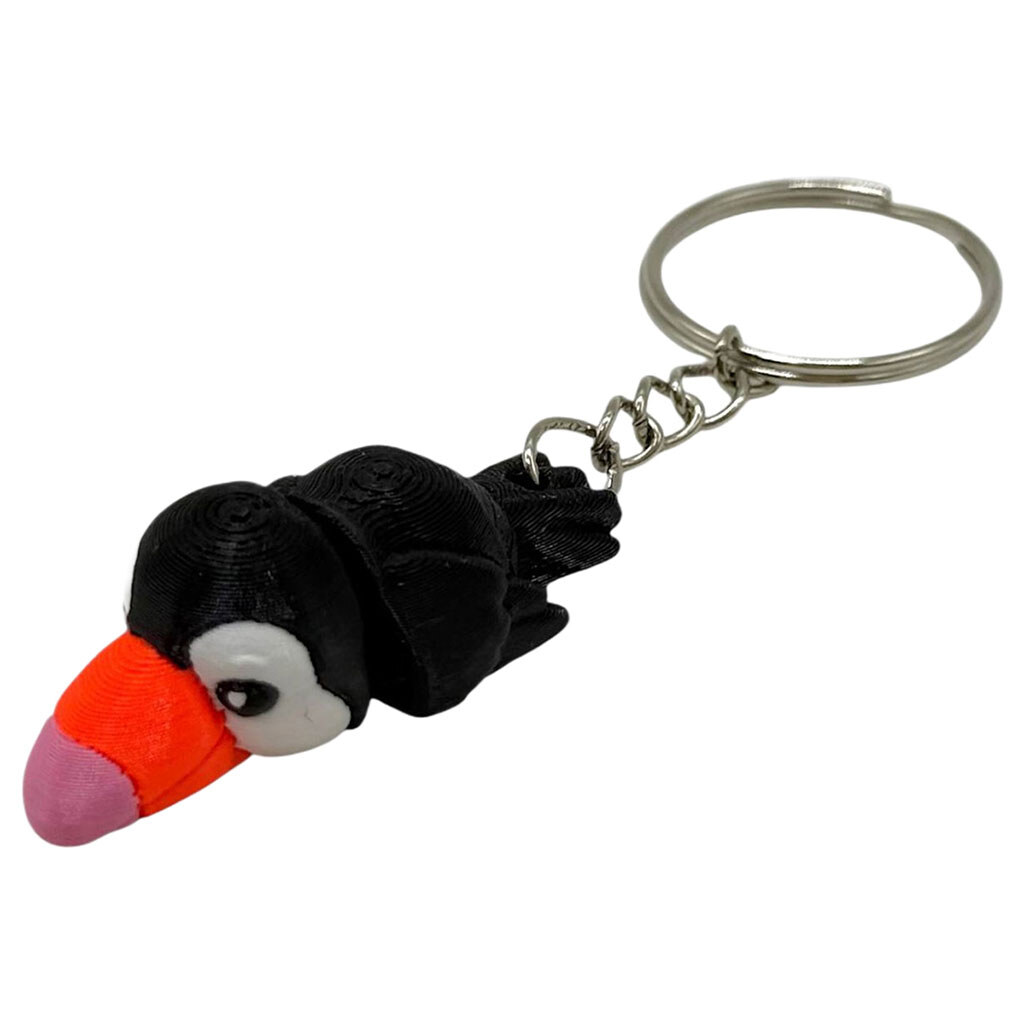 Игрушка-брелок "Тукан-мини", 3D печать, Mic - № 1 Игрушка-брелок "Тукан-мини", 3D печать, Mic - № 1