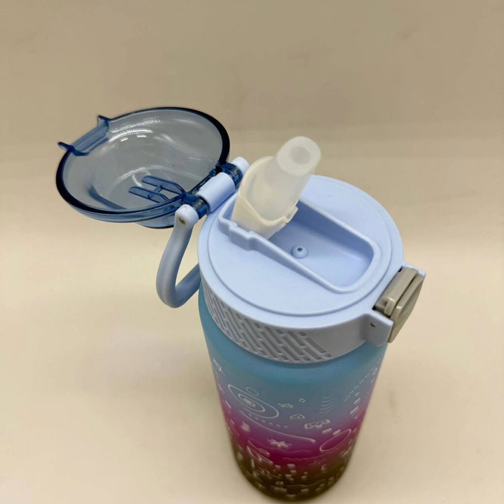 Бутылка для воды, трубочка, в пакете, 800 мл, Mic - № 4 Бутылка для воды, трубочка, в пакете, 800 мл, Mic - № 4