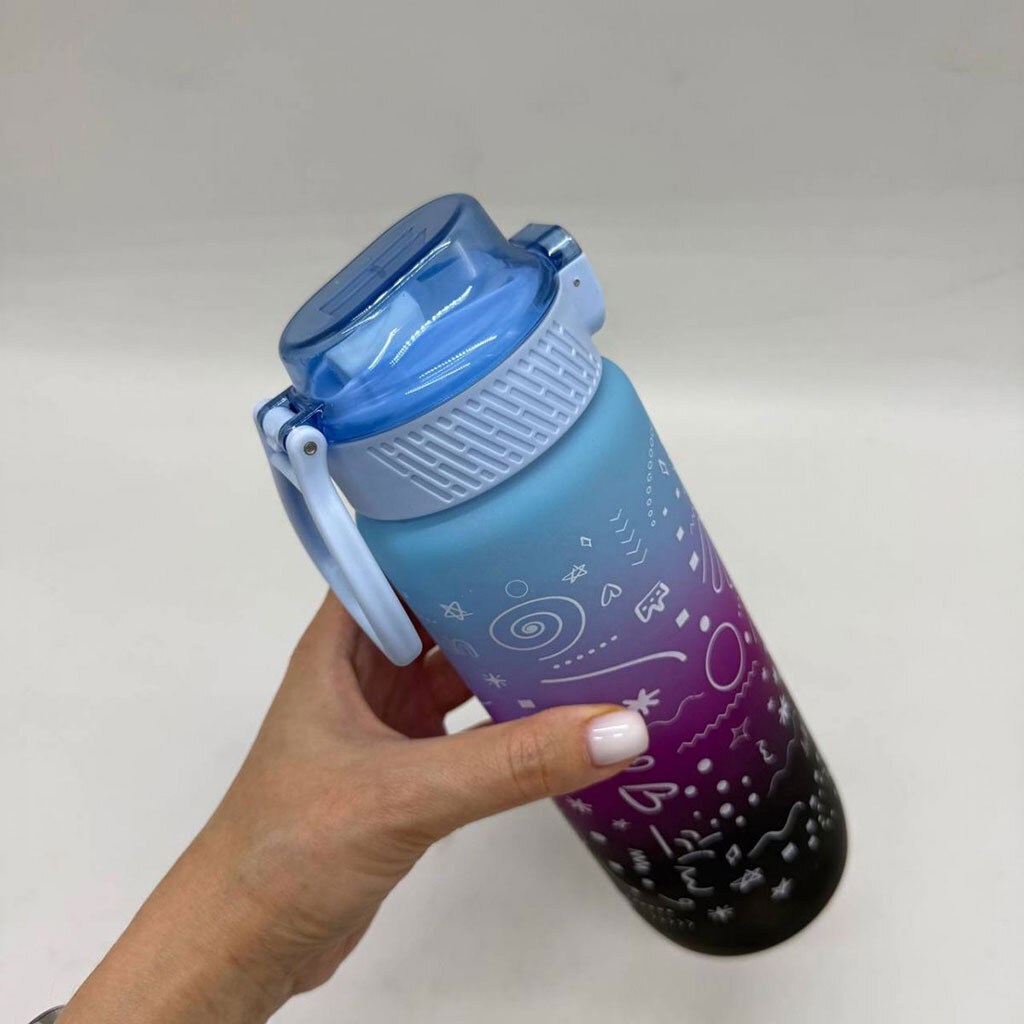 Бутылка для воды, трубочка, в пакете, 800 мл, Mic - № 5 Бутылка для воды, трубочка, в пакете, 800 мл, Mic - № 5