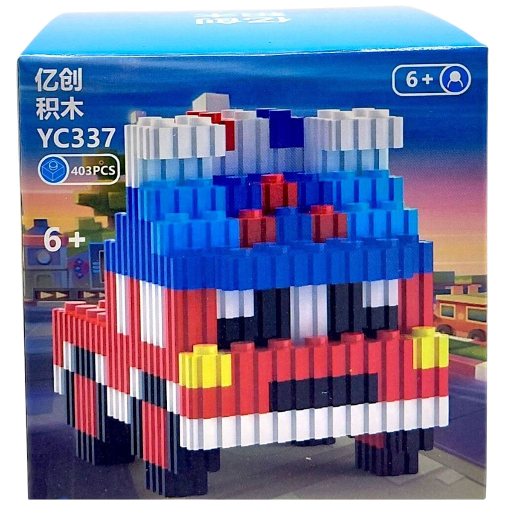 Конструктор детский 3D фигурка "ПОЖАРНАЯ", 403 ДЕТАЛИ, Mic - № 1 Конструктор детский 3D фигурка "ПОЖАРНАЯ", 403 ДЕТАЛИ, Mic - № 1