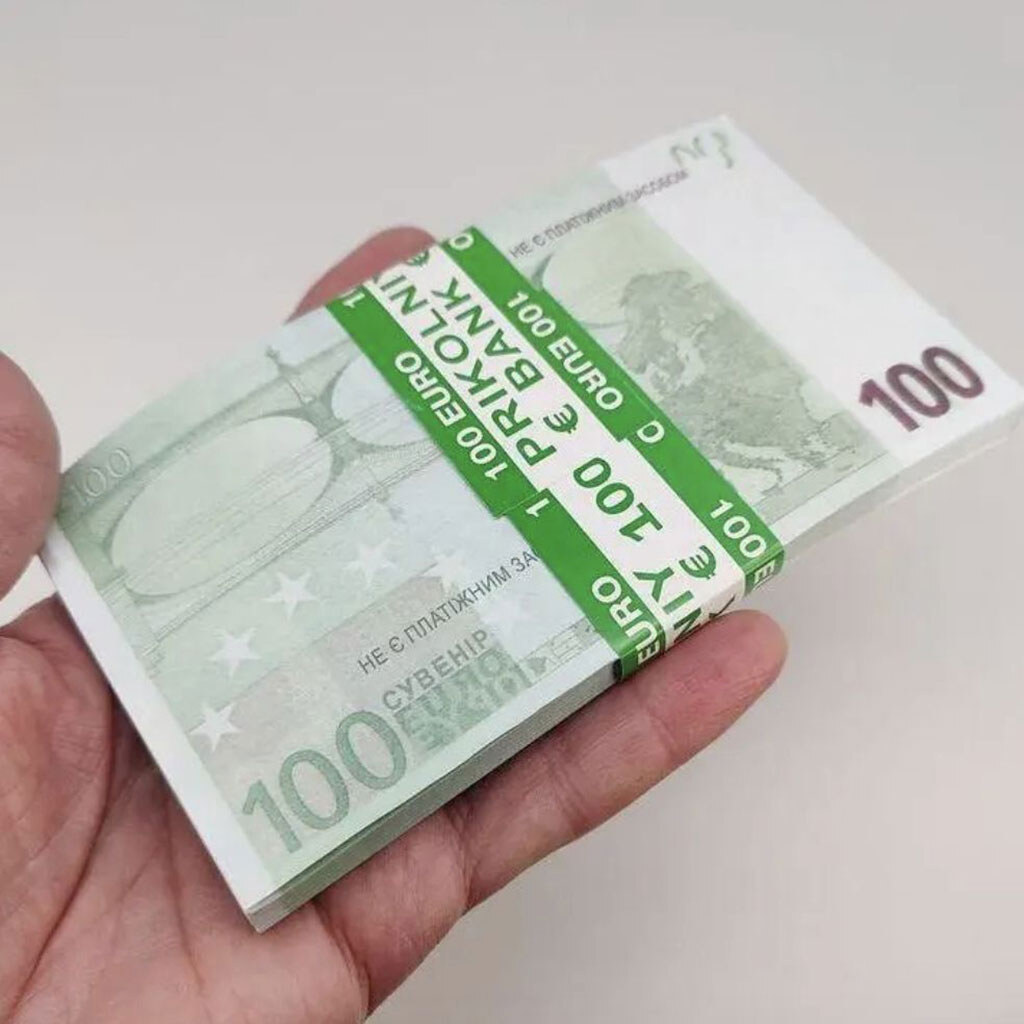 Сувенір "100 Євро", 80 купюр у наборі, Канцмір - № 3 Сувенір "100 Євро", 80 купюр у наборі, Канцмір - № 3