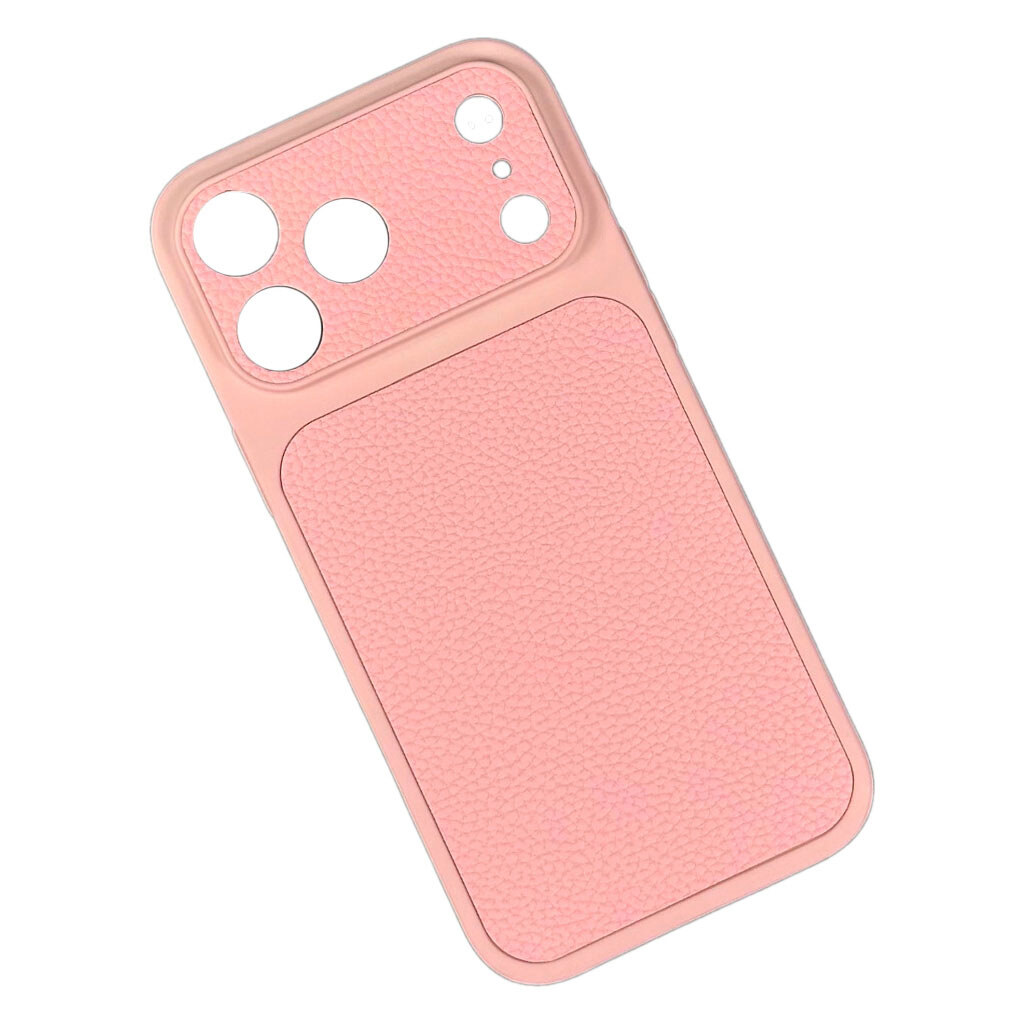 Чехол (накладка) Apple iPhone 17 Pro Max, Leather Touch, Розовый - № 1 Чехол (накладка) Apple iPhone 17 Pro Max, Leather Touch, Розовый - № 1