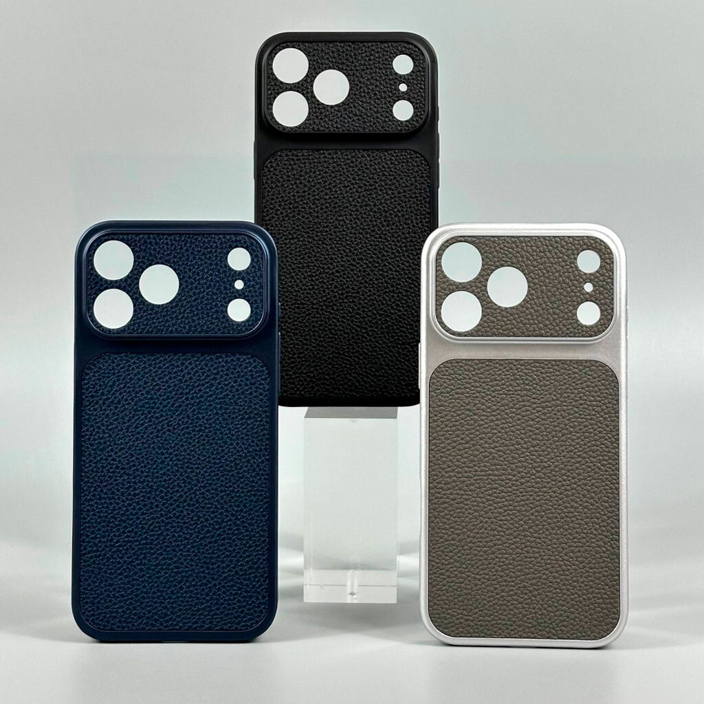 Чехол (накладка) Apple iPhone 17 Pro, Leather Touch, Белый - № 5 Чехол (накладка) Apple iPhone 17 Pro, Leather Touch, Белый - № 5