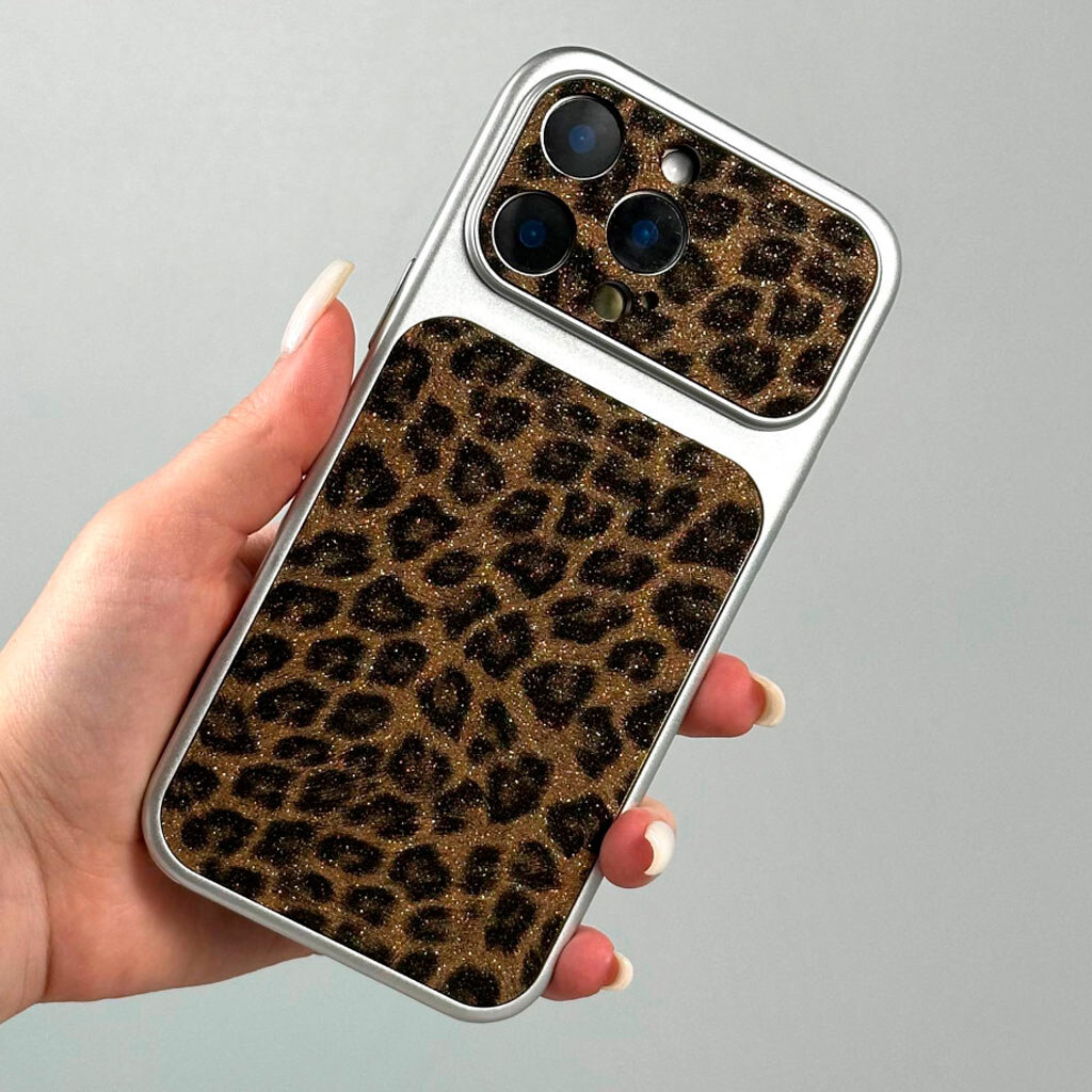 Чохол (накладка) Apple iPhone 17 Pro Max, Leopard Look, Молочний - № 2 Чохол (накладка) Apple iPhone 17 Pro Max, Leopard Look, Молочний - № 2