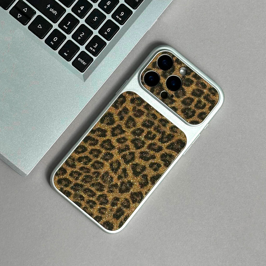 Чохол (накладка) Apple iPhone 17 Pro Max, Leopard Look, Молочний - № 4 Чохол (накладка) Apple iPhone 17 Pro Max, Leopard Look, Молочний - № 4