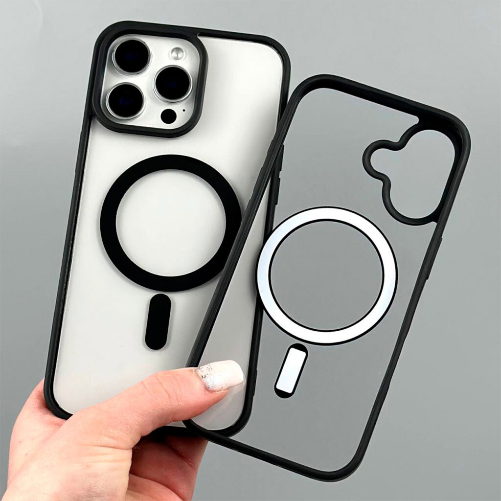 Чехол (накладка) Apple iPhone 17 Pro Max, Cristal Case Guard, MagSafe, Оранжевый - № 3 Чехол (накладка) Apple iPhone 17 Pro Max, Cristal Case Guard, MagSafe, Оранжевый - № 3