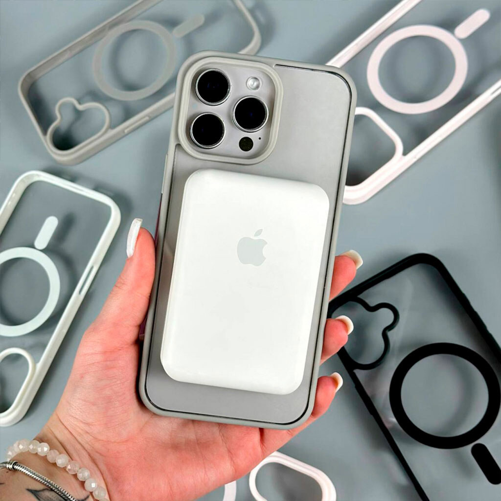 Чехол (накладка) Apple iPhone 17 Pro Max, Cristal Case Guard, MagSafe, Оранжевый - № 4 Чехол (накладка) Apple iPhone 17 Pro Max, Cristal Case Guard, MagSafe, Оранжевый - № 4