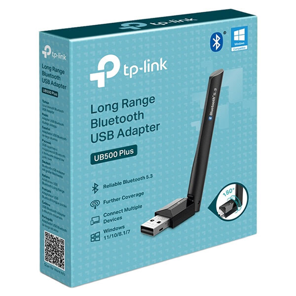 Bluetooth-адаптер TP-Link UB500 Plus, Черный - № 10 Bluetooth-адаптер TP-Link UB500 Plus, Черный - № 10