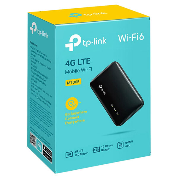 Бездротовий маршрутизатор TP-Link M7005, Чорний - № 5 Бездротовий маршрутизатор TP-Link M7005, Чорний - № 5