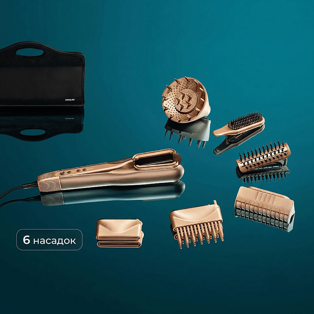 Випрямляч для волосся Cecotec AirLisse iTwerk, Золотий - № 6 Випрямляч для волосся Cecotec AirLisse iTwerk, Золотий - № 6