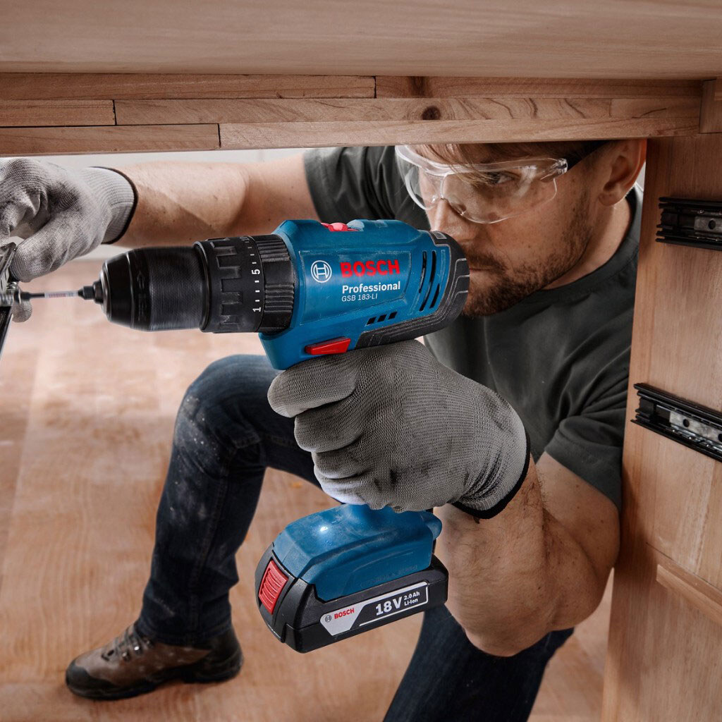 Дрель-шуруповерт Bosch Professional GSB 183-LI, Синий - № 14 Дрель-шуруповерт Bosch Professional GSB 183-LI, Синий - № 14