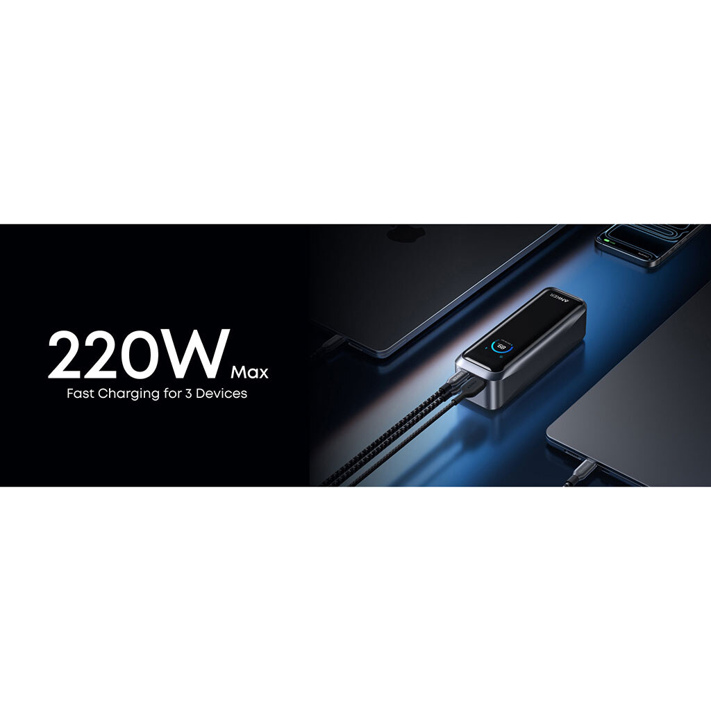 Портативная батарея (Power Bank) Anker Prime, 20000 mAh, Черный - № 7 Портативная батарея (Power Bank) Anker Prime, 20000 mAh, Черный - № 7