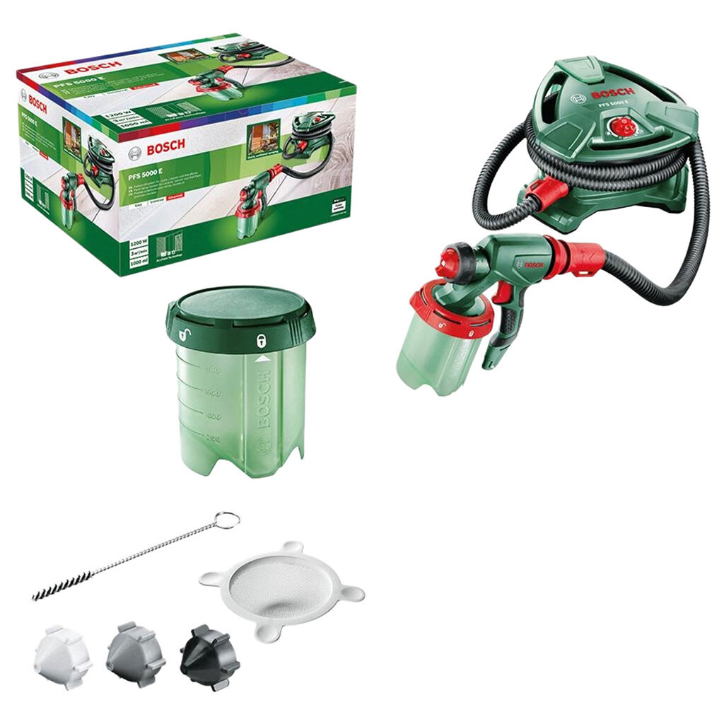 Краскопульт Bosch PFS 5000 E, Зеленый - № 2 Краскопульт Bosch PFS 5000 E, Зеленый - № 2