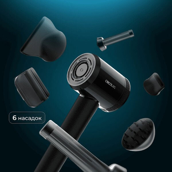 Фен Cecotec DryGlam Waves i-Sensor Pro, Черный - № 5 Фен Cecotec DryGlam Waves i-Sensor Pro, Черный - № 5