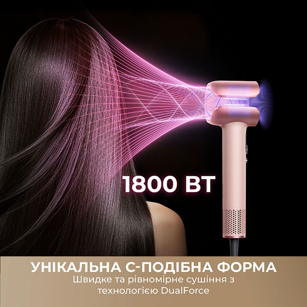 Фен Mova Aero C Mist, Розовый - № 2 Фен Mova Aero C Mist, Розовый - № 2