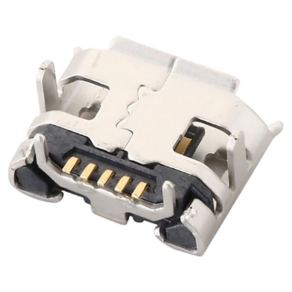 Роз'єм MK5P, Micro USB, 5pin, horn type, зі спідницею - № 1 Роз'єм MK5P, Micro USB, 5pin, horn type, зі спідницею - № 1