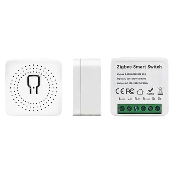 Модуль реле вимикач для розумного будинку Zigbee 3.0, 220В, 16А, Білий - № 4 Модуль реле вимикач для розумного будинку Zigbee 3.0, 220В, 16А, Білий - № 4