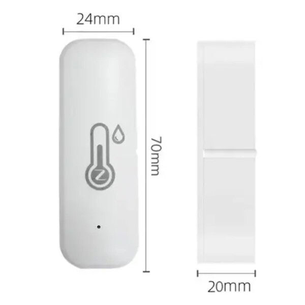 Датчик температуры и влажности мини для умного дома Zigbee, Белый - № 3 Датчик температуры и влажности мини для умного дома Zigbee, Белый - № 3