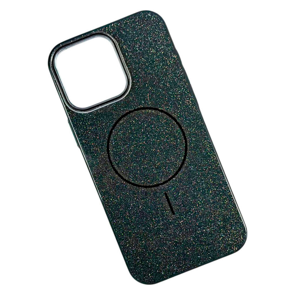 Чохол (накладка) Apple iPhone 11, Color Glitter, MagSafe, Чорний - № 1 Чохол (накладка) Apple iPhone 11, Color Glitter, MagSafe, Чорний - № 1