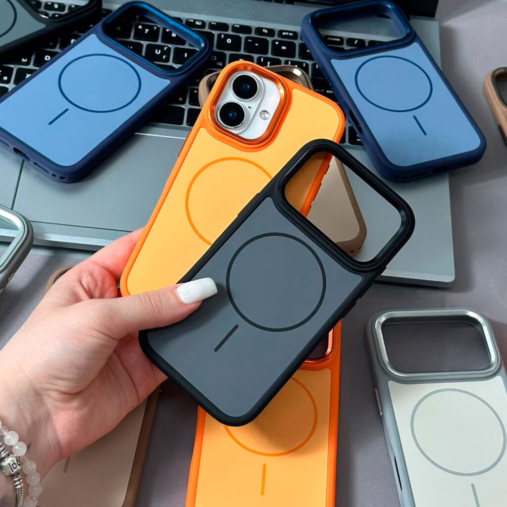 Чехол (накладка) Apple iPhone 16 Pro, Air Beats Core Protection, MagSafe, Коричневый - № 6 Чехол (накладка) Apple iPhone 16 Pro, Air Beats Core Protection, MagSafe, Коричневый - № 6