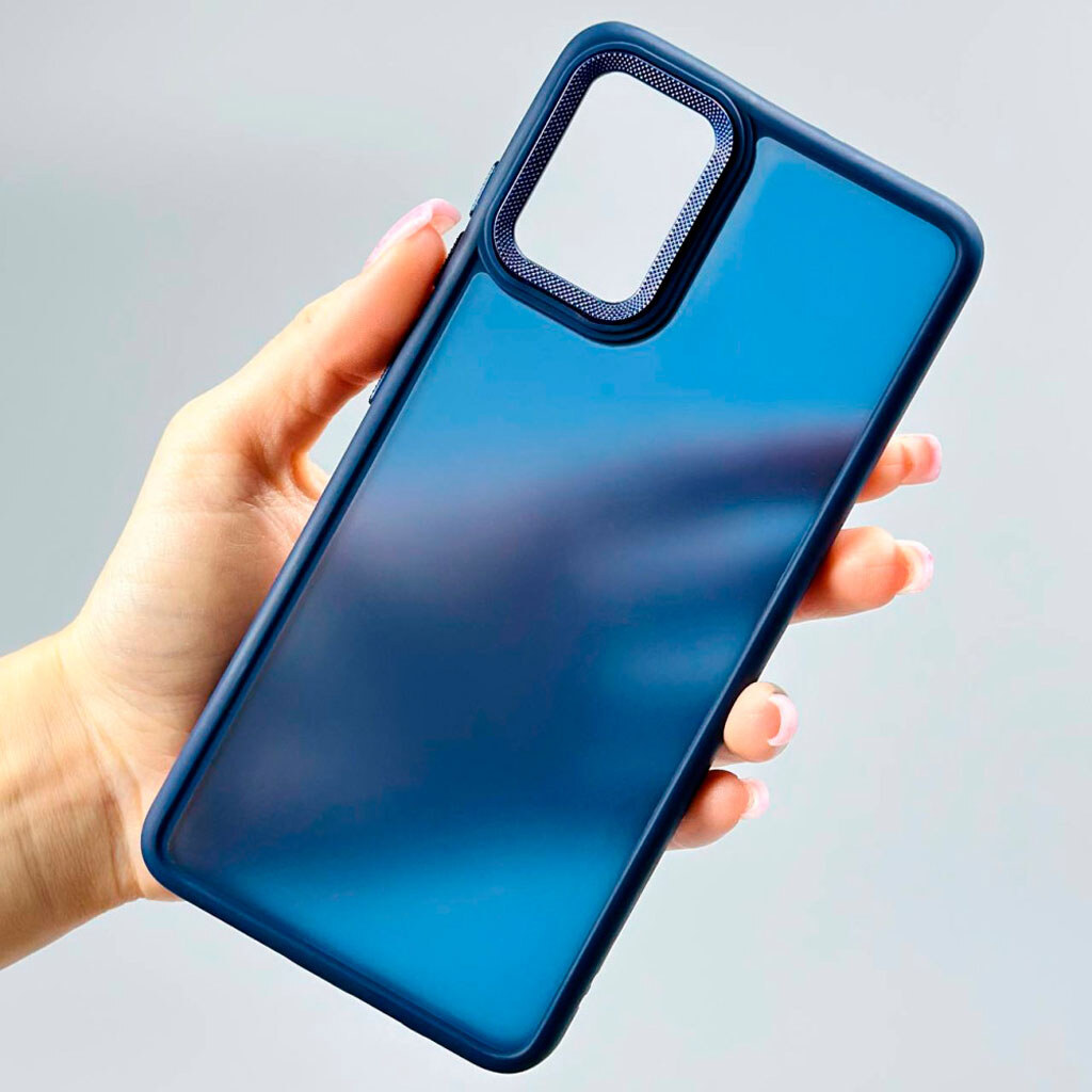Чехол (накладка) Xiaomi Redmi Note 15 Pro, Matte Corrugated, Синий - № 4 Чехол (накладка) Xiaomi Redmi Note 15 Pro, Matte Corrugated, Синий - № 4