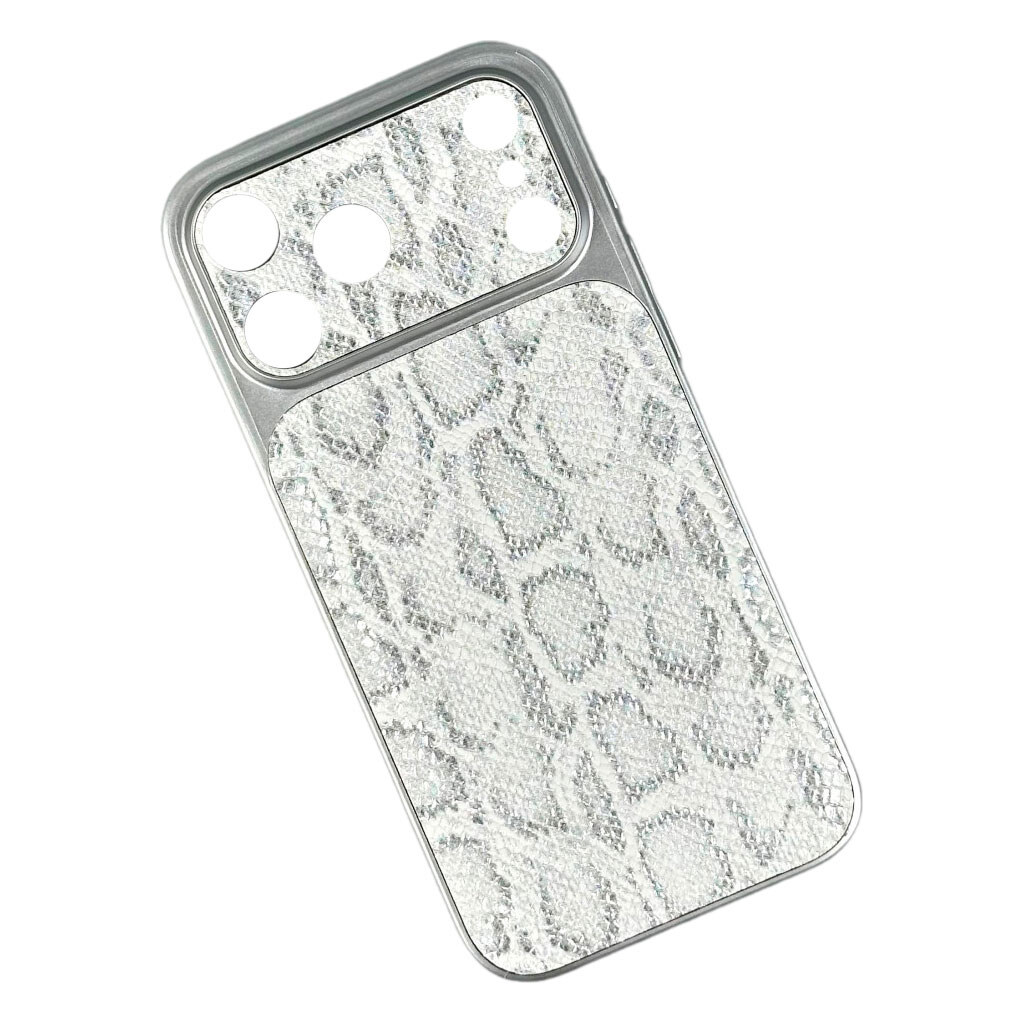Чохол (накладка) Apple iPhone 16, Reptile, Білий - № 1 Чохол (накладка) Apple iPhone 16, Reptile, Білий - № 1