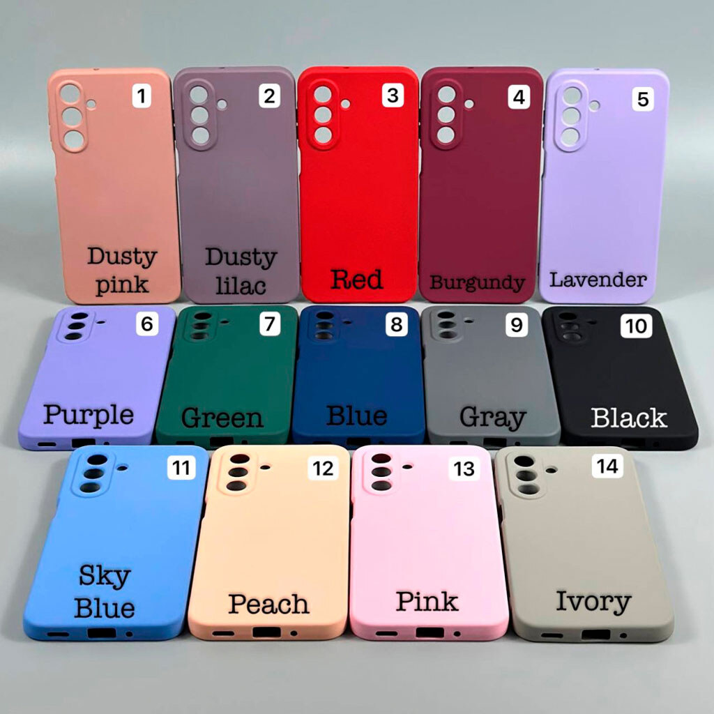 Чохол (накладка) Samsung A245 Galaxy A24 / M346 Galaxy M34 5G, Original Soft Case, Ivory, Сірий - № 8 Чохол (накладка) Samsung A245 Galaxy A24 / M346 Galaxy M34 5G, Original Soft Case, Ivory, Сірий - № 8