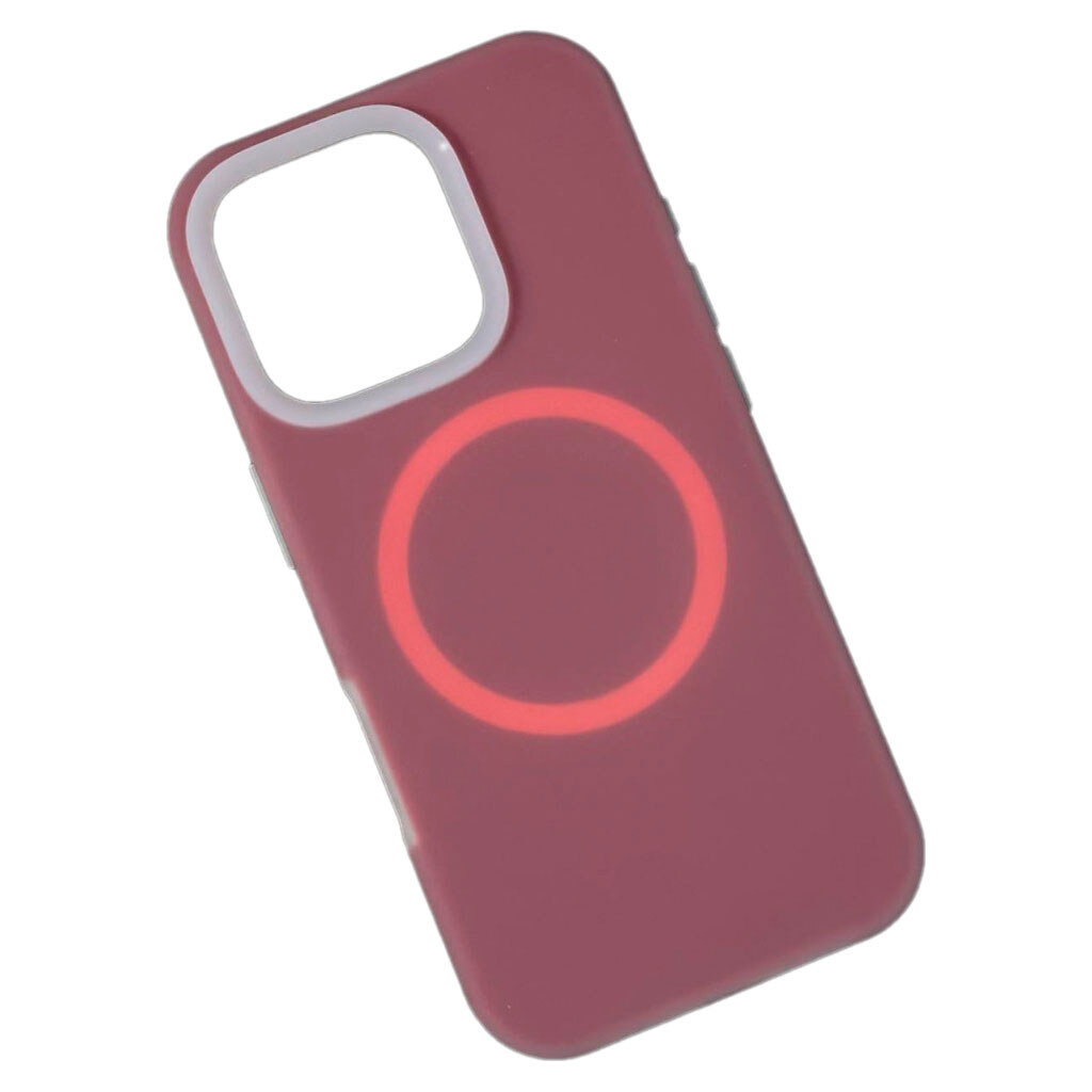 Чехол (накладка) Apple iPhone 11, Matte Neon Box, MagSafe, Burgundy, Бордовый - № 1 Чехол (накладка) Apple iPhone 11, Matte Neon Box, MagSafe, Burgundy, Бордовый - № 1