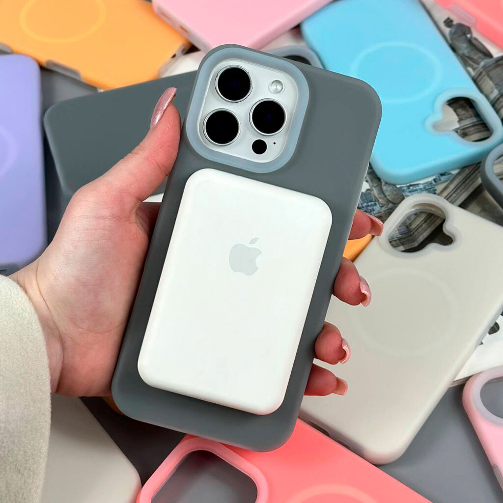 Чехол (накладка) Apple iPhone 17 Pro Max, Matte Neon Box, MagSafe, Burgundy, Бордовый - № 3 Чехол (накладка) Apple iPhone 17 Pro Max, Matte Neon Box, MagSafe, Burgundy, Бордовый - № 3