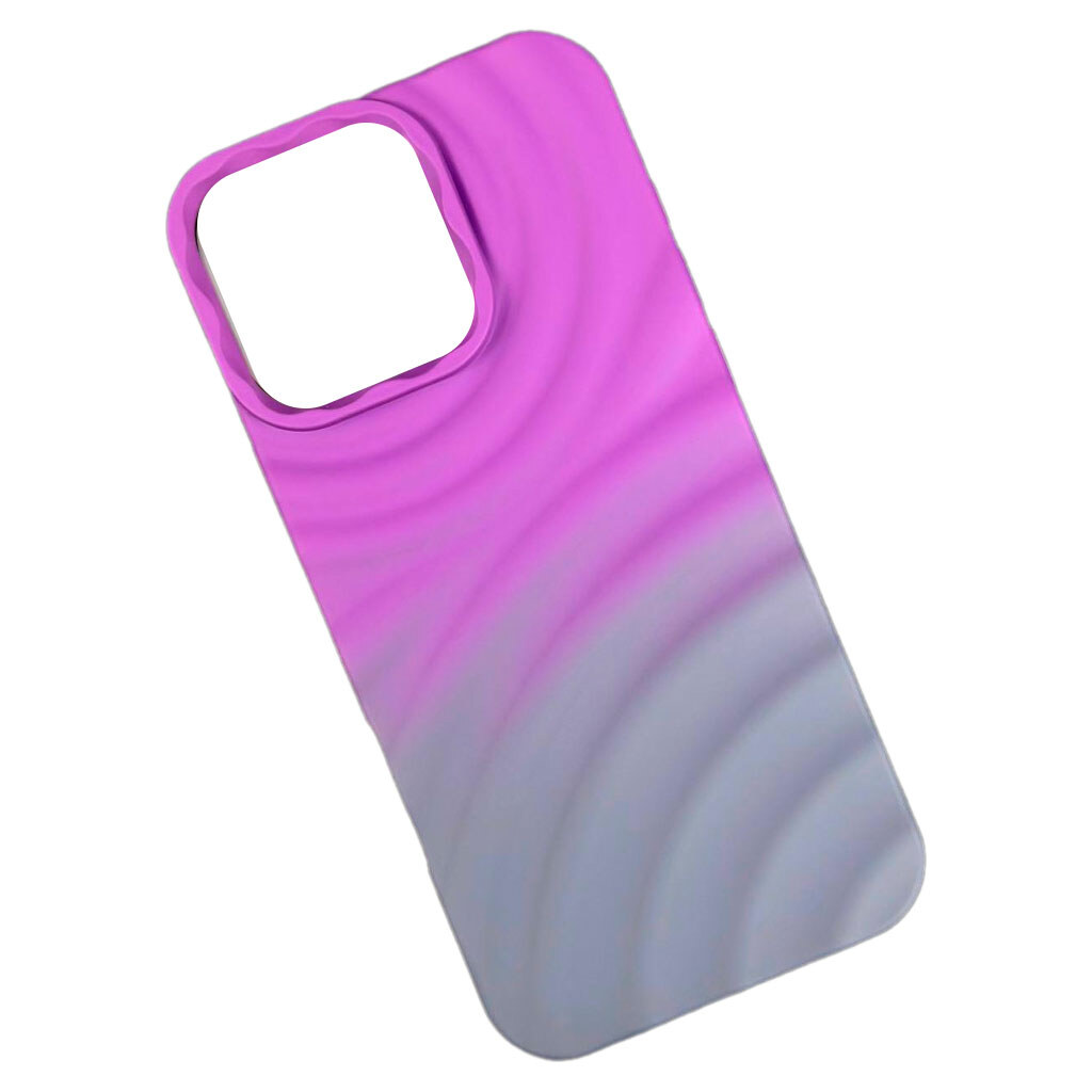 Чохол (накладка) Apple iPhone 16 Pro Max, Wave Color, Purple Mist, Фіолетовий - № 1 Чохол (накладка) Apple iPhone 16 Pro Max, Wave Color, Purple Mist, Фіолетовий - № 1
