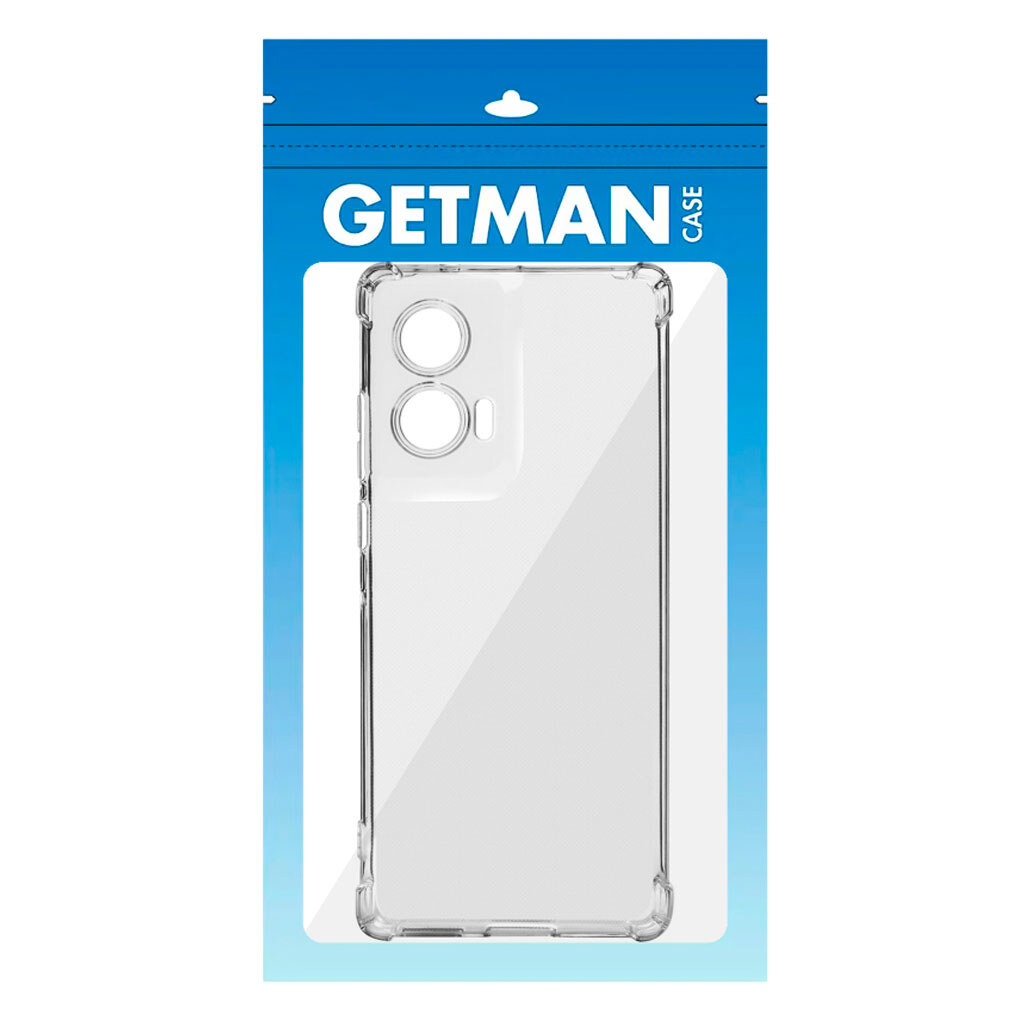 Чехол (накладка) Motorola XT2429 Moto Edge 50 Fusion, GETMAN Ease logo, Прозрачный - № 3 Чехол (накладка) Motorola XT2429 Moto Edge 50 Fusion, GETMAN Ease logo, Прозрачный - № 3