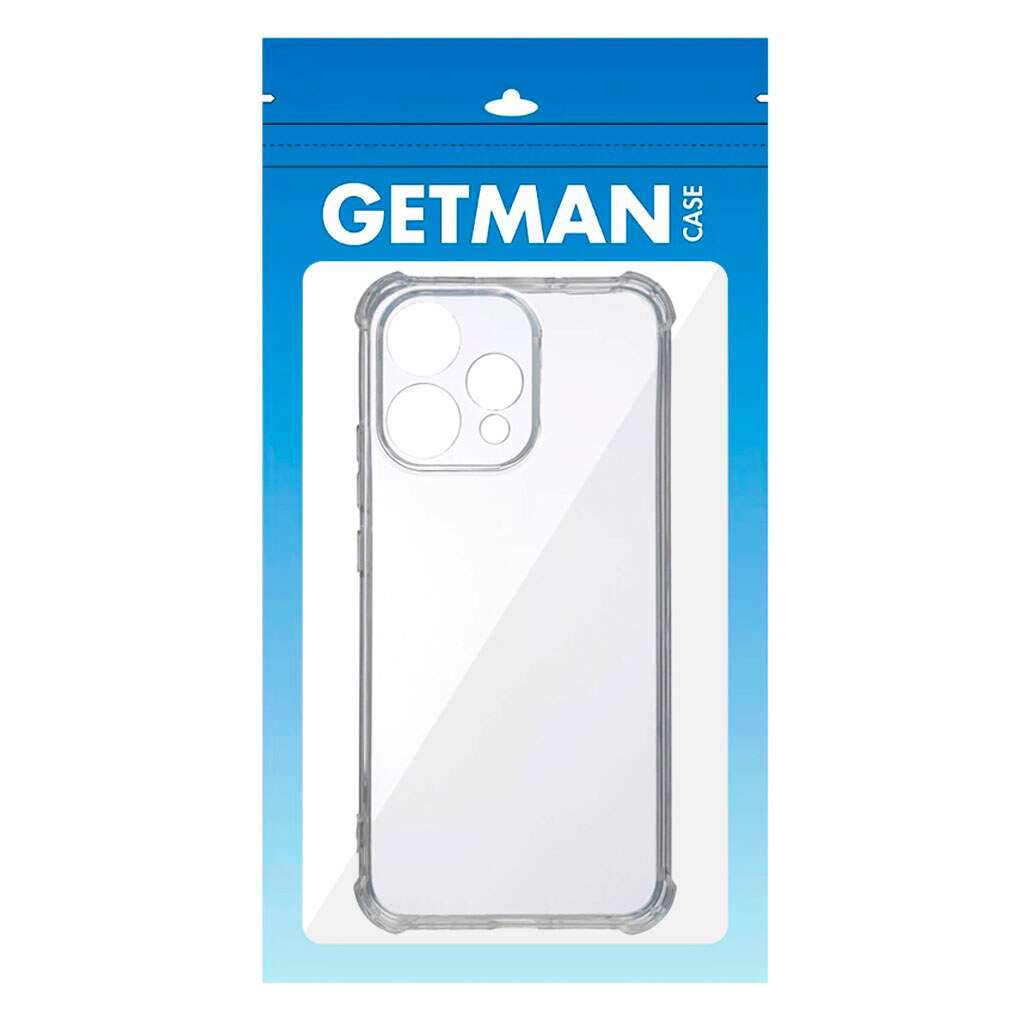 Чехол (накладка) OPPO Reno 15, GETMAN Ease logo, Прозрачный - № 2 Чехол (накладка) OPPO Reno 15, GETMAN Ease logo, Прозрачный - № 2
