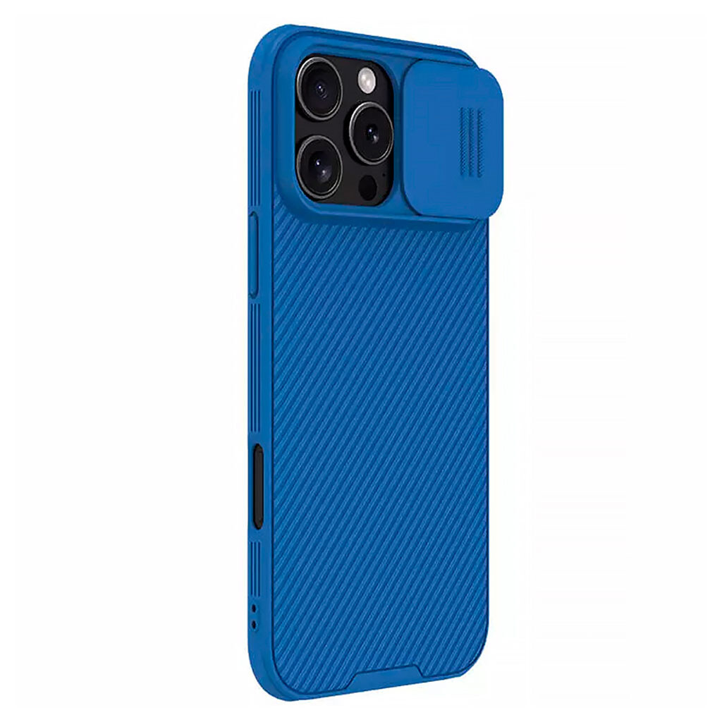 Чохол (накладка) Apple iPhone 16 Pro Max, Nillkin CamShield Pro Magnetic, Синій - № 1 Чохол (накладка) Apple iPhone 16 Pro Max, Nillkin CamShield Pro Magnetic, Синій - № 1