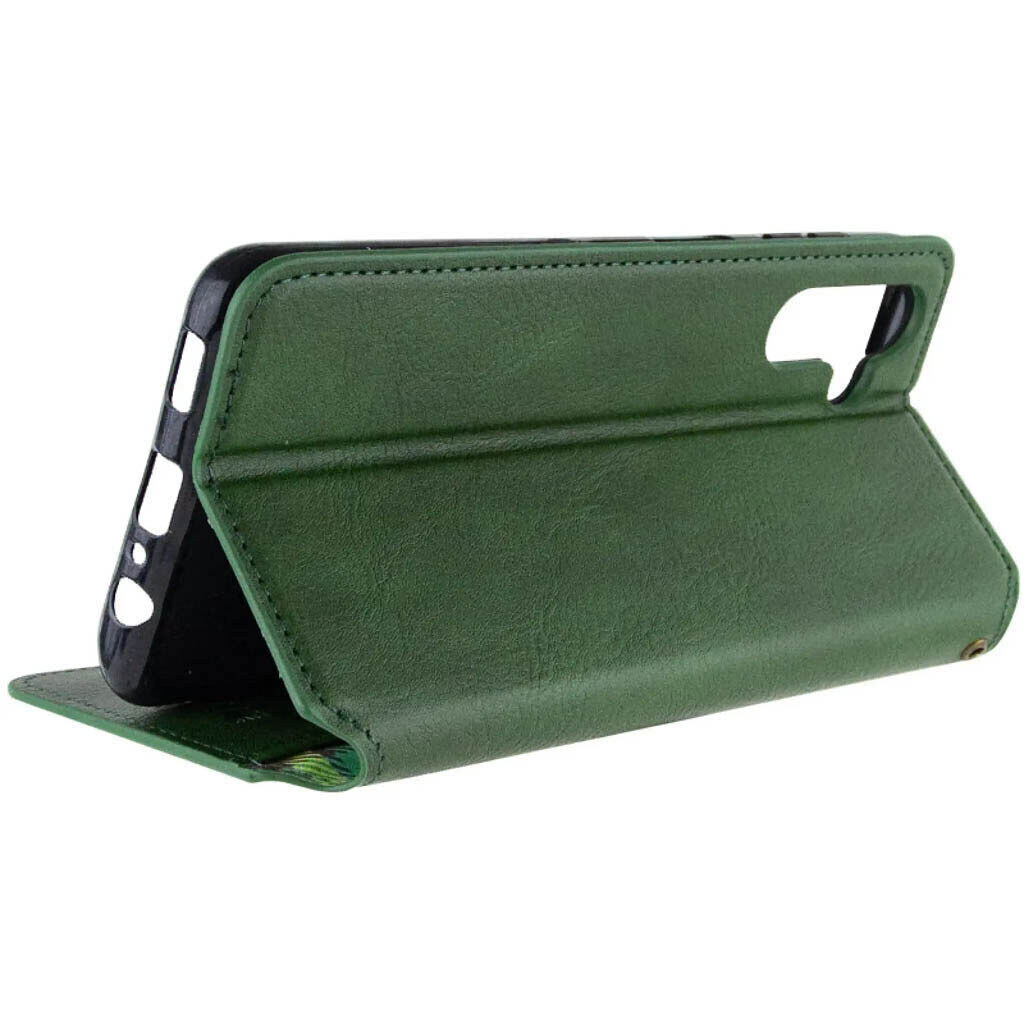 Чехол (книжка) Motorola XT2429 Moto Edge 50 Fusion, GETMAN Cubic, Зеленый - № 5 Чехол (книжка) Motorola XT2429 Moto Edge 50 Fusion, GETMAN Cubic, Зеленый - № 5
